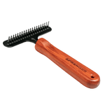 Load image into Gallery viewer, Greblă pentru câini – acoperită cu oțel, 1 rând