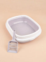 Load image into Gallery viewer, Litieră Și Lopată Roz Groasă, Cutie De Gunoi Portabilă Anti-Stropire Și Lopată Pentru Pisici, Câini Pentru Curățare