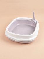 Load image into Gallery viewer, Litieră Și Lopată Roz Groasă, Cutie De Gunoi Portabilă Anti-Stropire Și Lopată Pentru Pisici, Câini Pentru Curățare