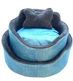 Load image into Gallery viewer, Set Pat Oval Natura Bone 2 Marimi Albastru Deschis