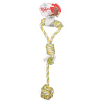 Load image into Gallery viewer, Jucărie pentru câine – Natura Ball With Handle Dog Rope Toy PTH-001 (40 cm)