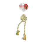 Load image into Gallery viewer, Jucărie pentru câini – Natura Ball With Two Ropes Doy Toy PTH-015 (40 cm)
