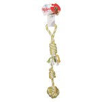 Load image into Gallery viewer, Jucărie pentru câini – Natura Handle Knot Ball Dog Rope Toy PTH-017 (43 cm)