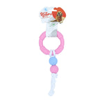 Load image into Gallery viewer, Jucărie pentru câini – Natura Rope Dog Toy With Plastic Ball And Ring PTH-048 (27cm)