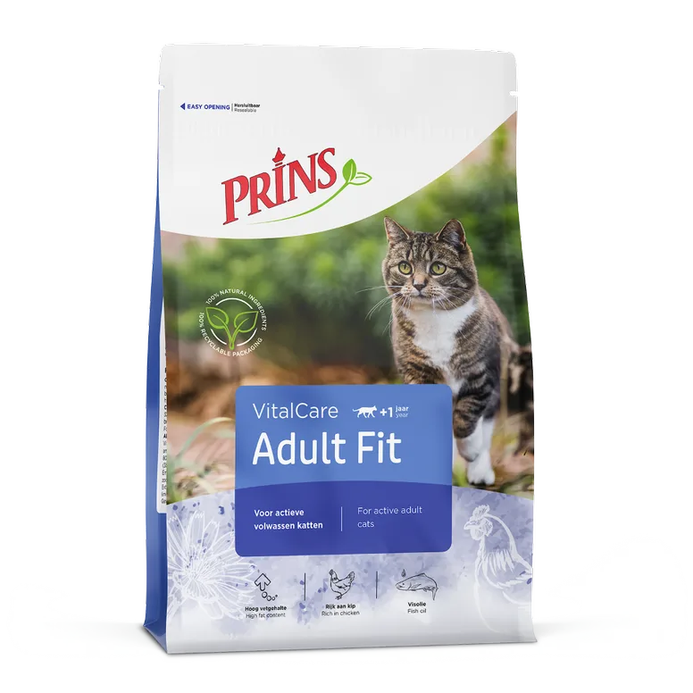 Prins VitalCare Adult Fit – Hrană pentru pisici adulte active