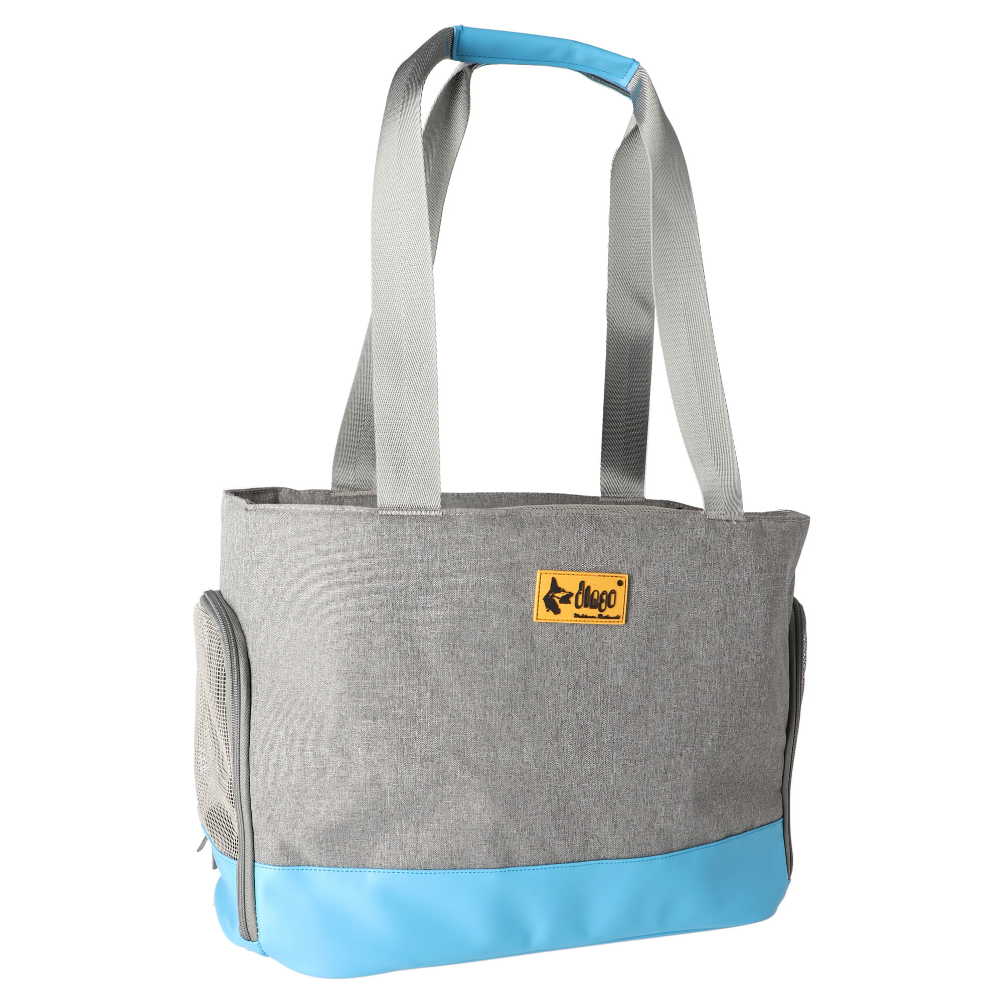 Geantă de transport pentru animale albastru-gri 41 × 20 × 30 cm