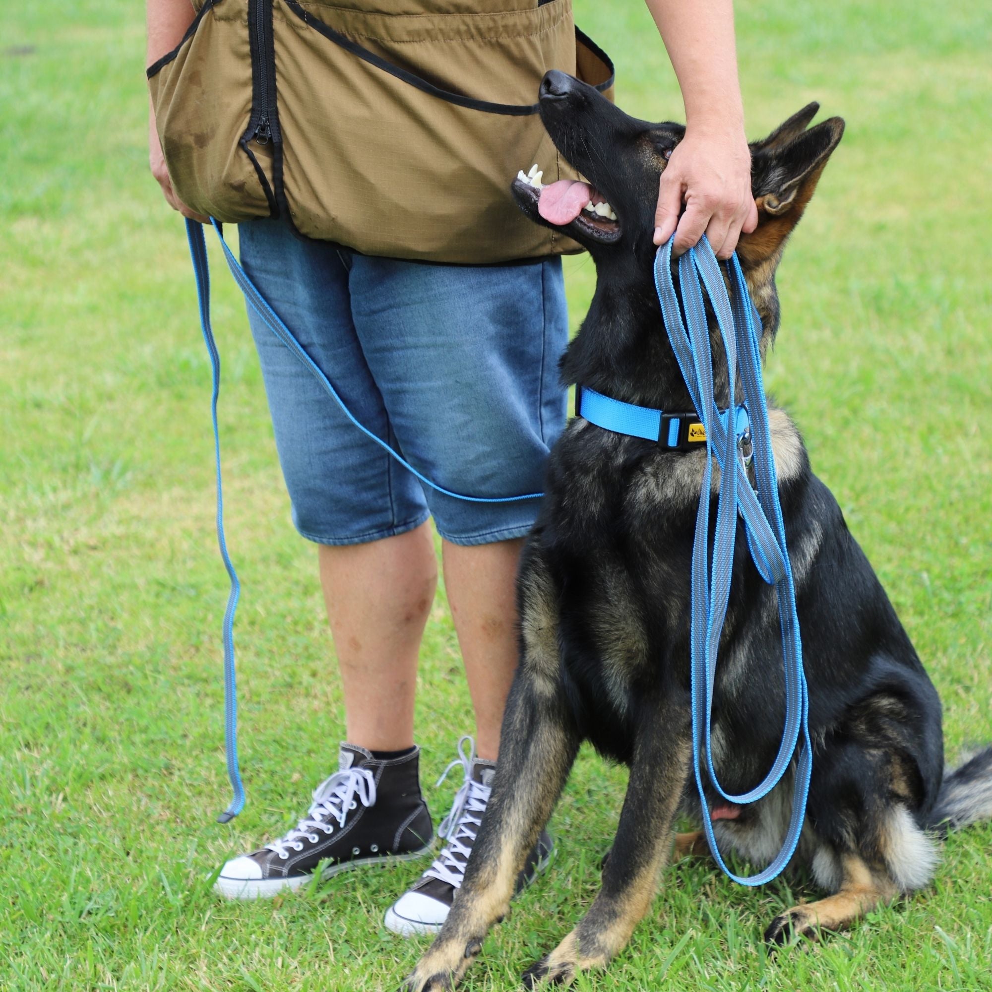 Lesă de antrenament cauciucată fără mâner