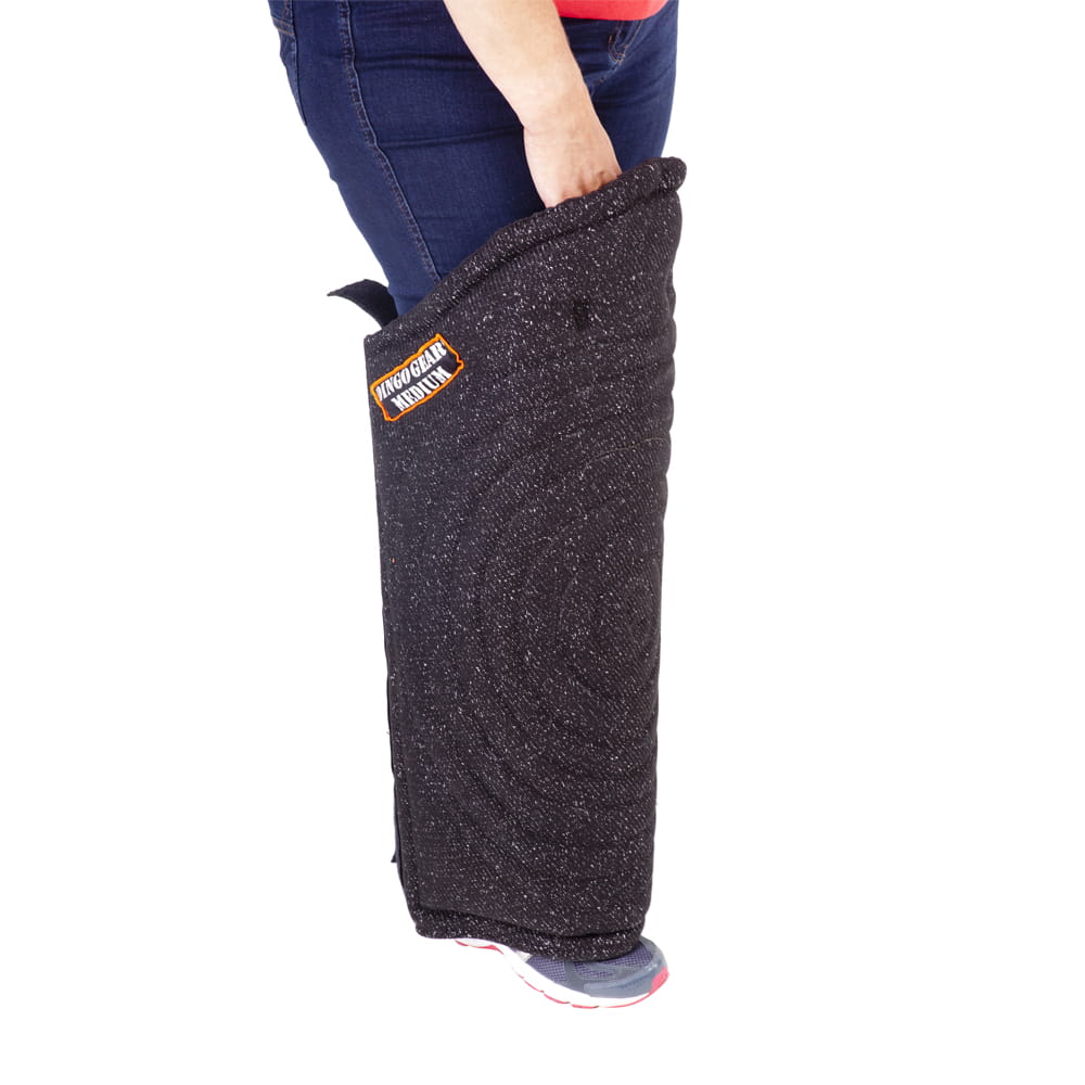 Dingo Gear – Manșon lung de picior pentru antrenament MEDIUM din nylcot | negru, roșu, albastru, portocaliu