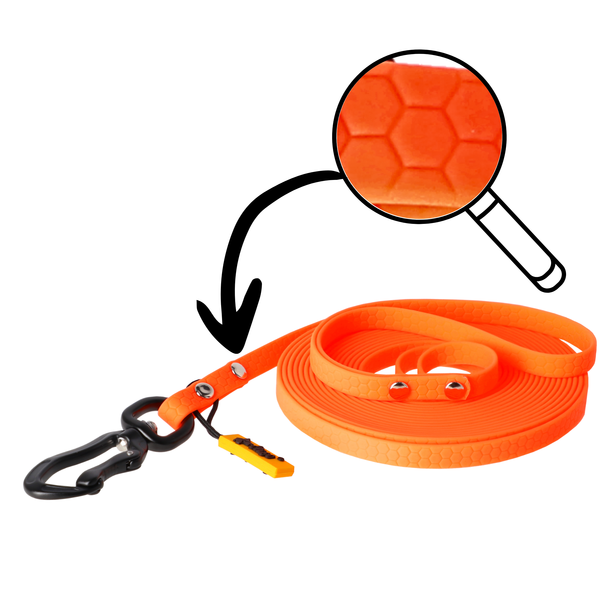 Lesă de antrenament Flex Honey cu mâner