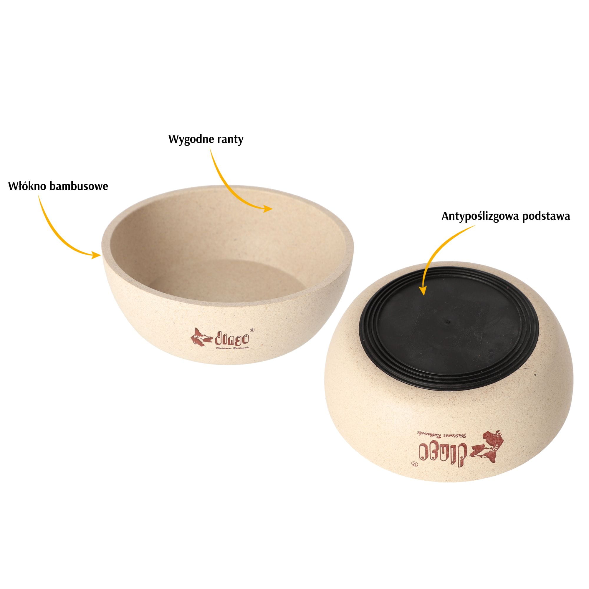 Bol eco din fibră de bambus