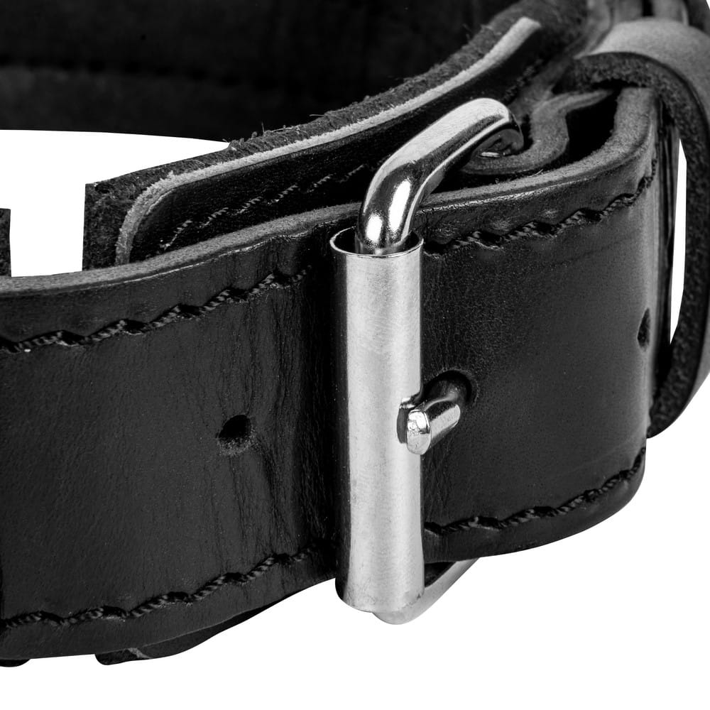 Dingo Gear – Zgardă DRAGO – zgardă K9 din piele cu mâner pentru dresaj profesional
