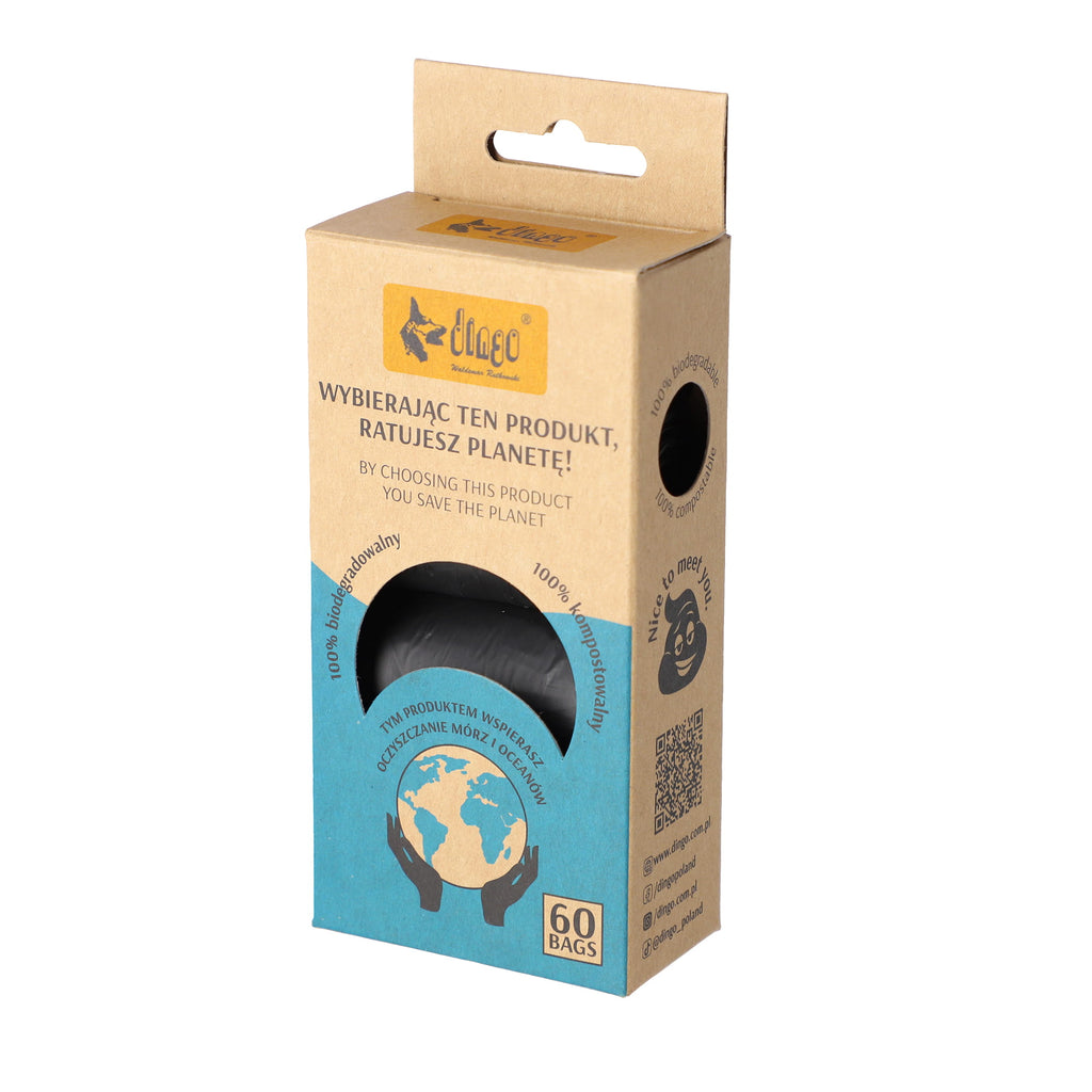 Pungi compostabile în cutie 4 × 15 bucăți