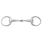 Zăbală eggbutt 16 mm, cu o articulație - oțel inoxidabil
