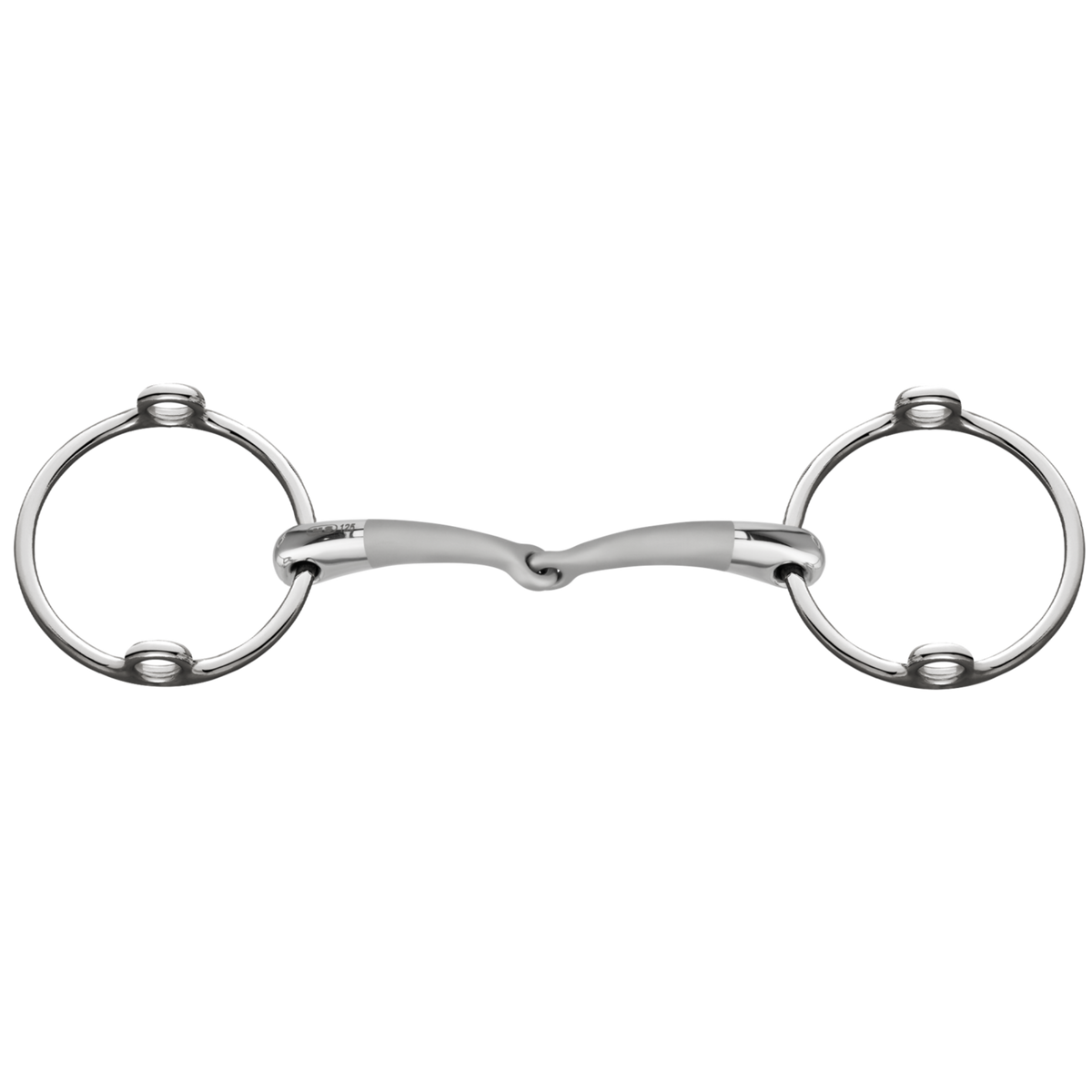 Zăbală Gag SATINOX 14 mm, cu o articulație - oțel inoxidabil