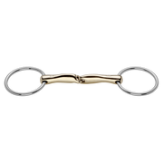 Trensă novocontact cu inele mobile 16 mm, cu o articulație - Sensogan