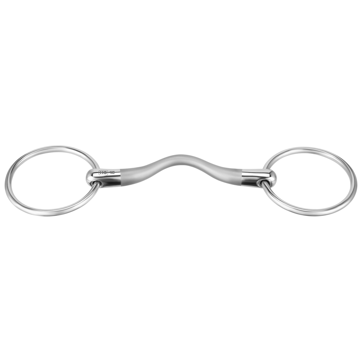 Zăbală SATINOX CM cu muștiuc fix (Mullen) 14 mm - oțel inoxidabil