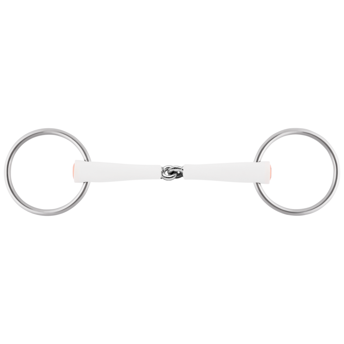 Trensă NATHE cu inele mobile 18 mm, cu o articulație (art. 40809)