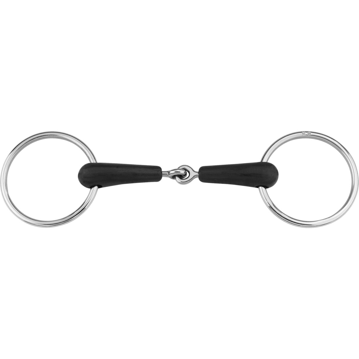 Zăbală din cauciuc moale 18 mm, cu o articulație - oțel inoxidabil