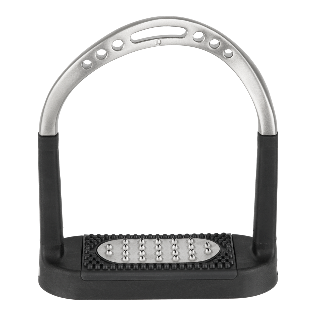 Scări de șa FLEXCITE Grip - oțel inoxidabil mat, mărime 120 mm