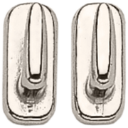 Buton-cârlig - alpaca, dimensiuni 8 x 18 mm