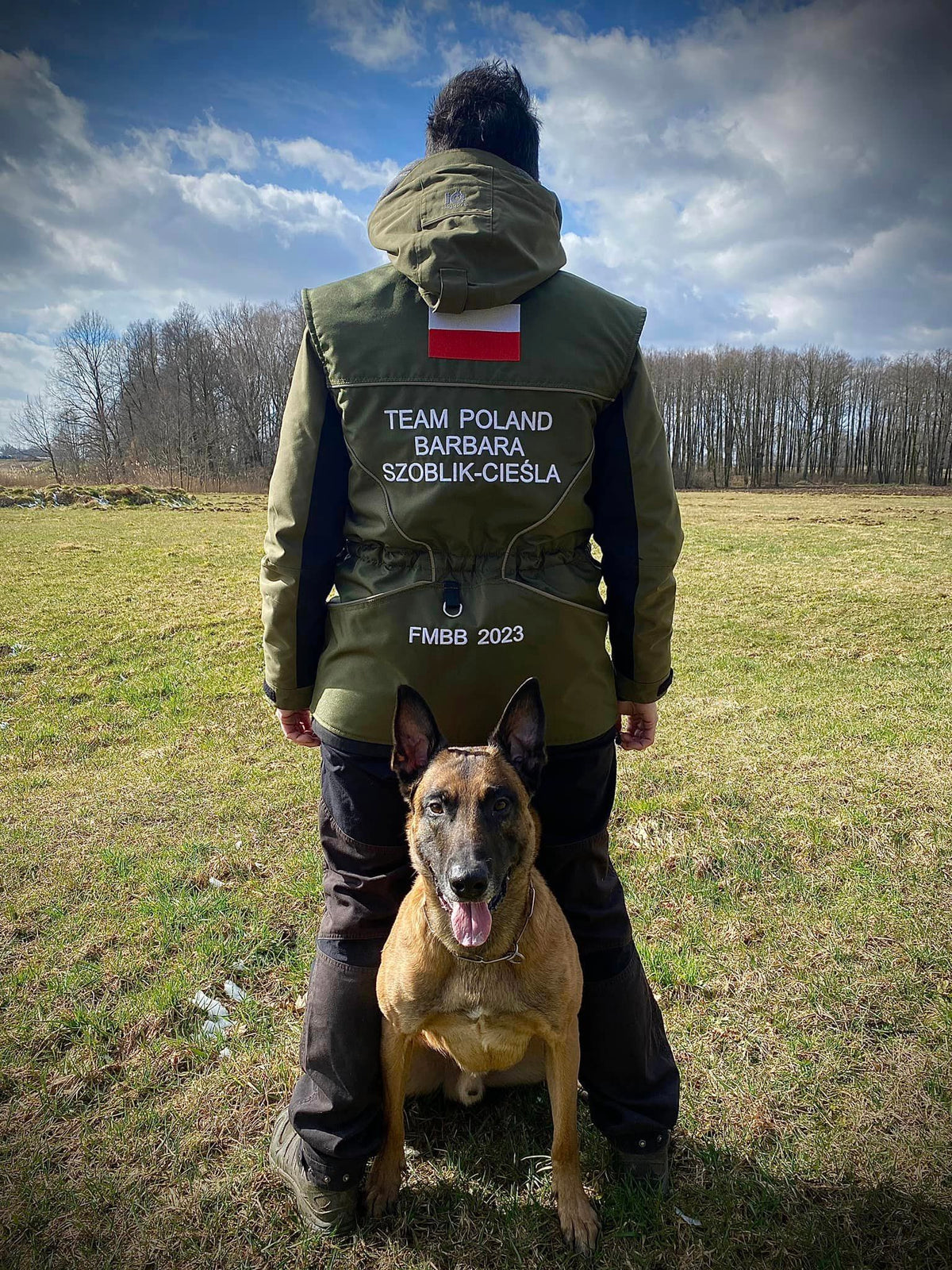 Dingo Gear – Vestă de antrenament canin pentru toate anotimpurile, cu glugă, culoare verde