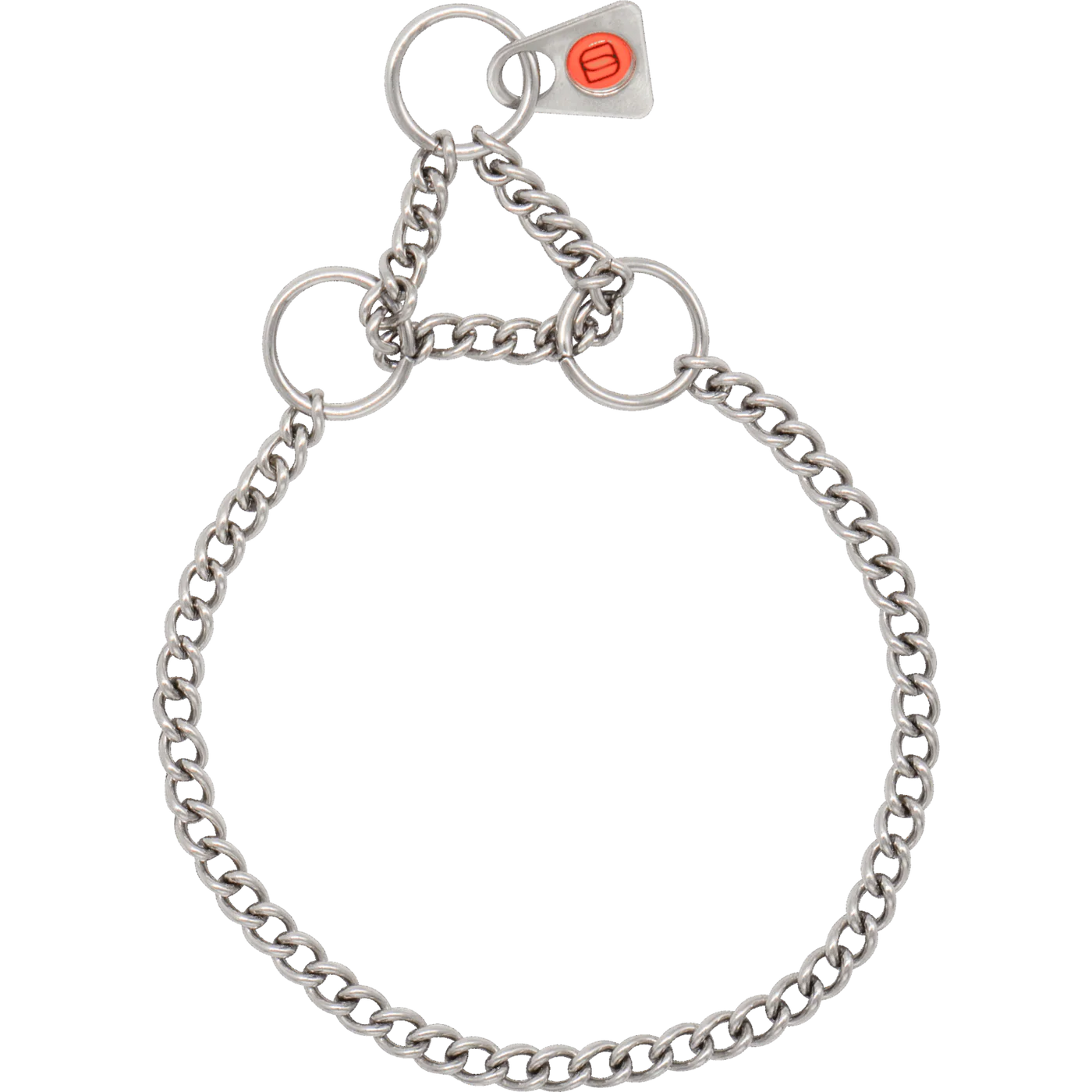 Zgardă de dresaj Sprenger cu zale rotunde din oțel inoxidabil pentru câini, 1,5 mm