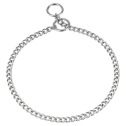 Zgardă de dresaj Sprenger cu zale plate lustruite din oțel cromat pentru câini, 2,0 mm