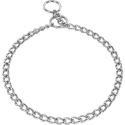 Zgardă de dresaj Sprenger cu zale rotunde din oțel cromat pentru câini, 2,5 mm
