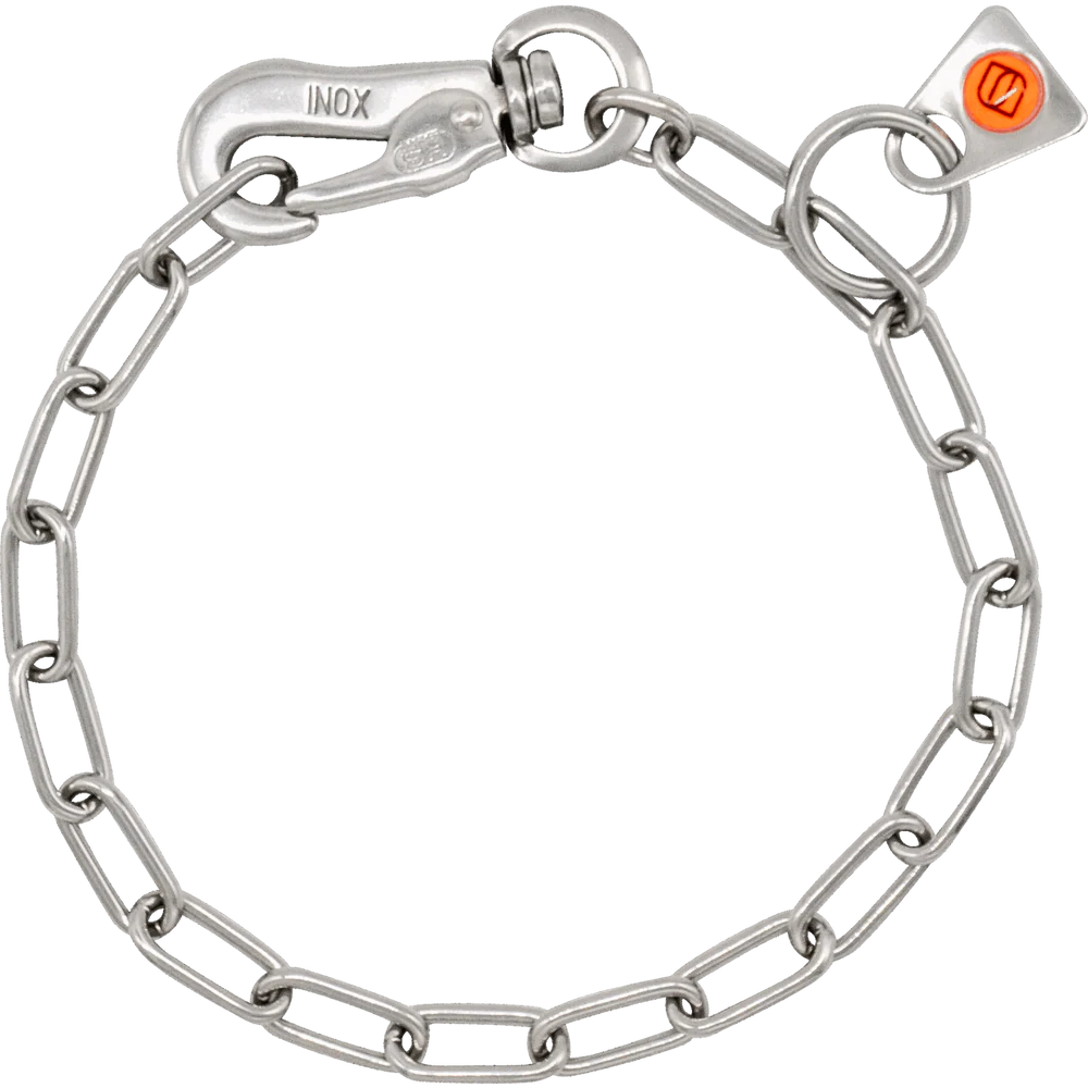 Zgardă de dresaj Sprenger reglabilă cu carabină Sprenger din oțel inoxidabil pentru câini, 2,0 mm