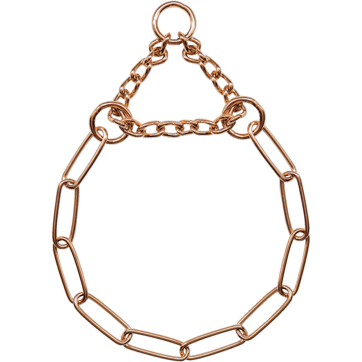Zgardă Martingale Sprenger cu tracțiune limitată din CUROGAN pentru câini, 3,0 mm