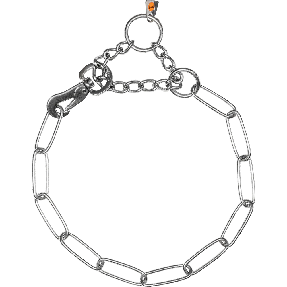 Zgardă de dresaj Sprenger reglabilă cu carabină Sprenger din oțel inoxidabil pentru câini, 3,0 mm