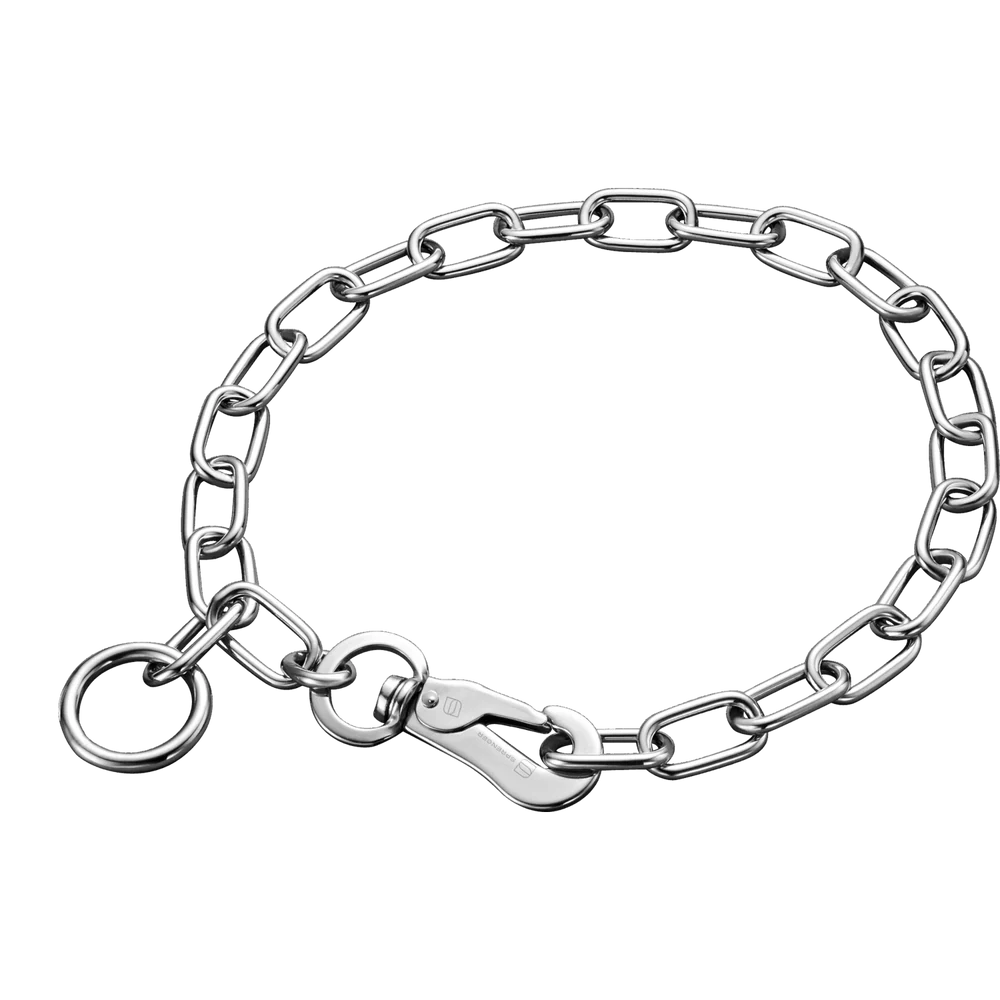 Zgardă reglabilă – cu cârlig SPRENGER – oțel placat cu crom