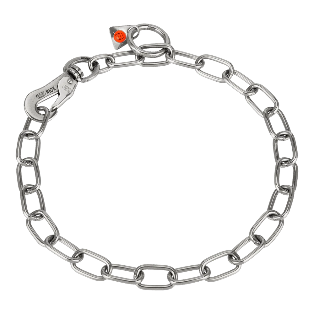 Zgardă de dresaj Sprenger reglabilă cu carabină Sprenger din oțel inoxidabil pentru câini, 3,0 mm