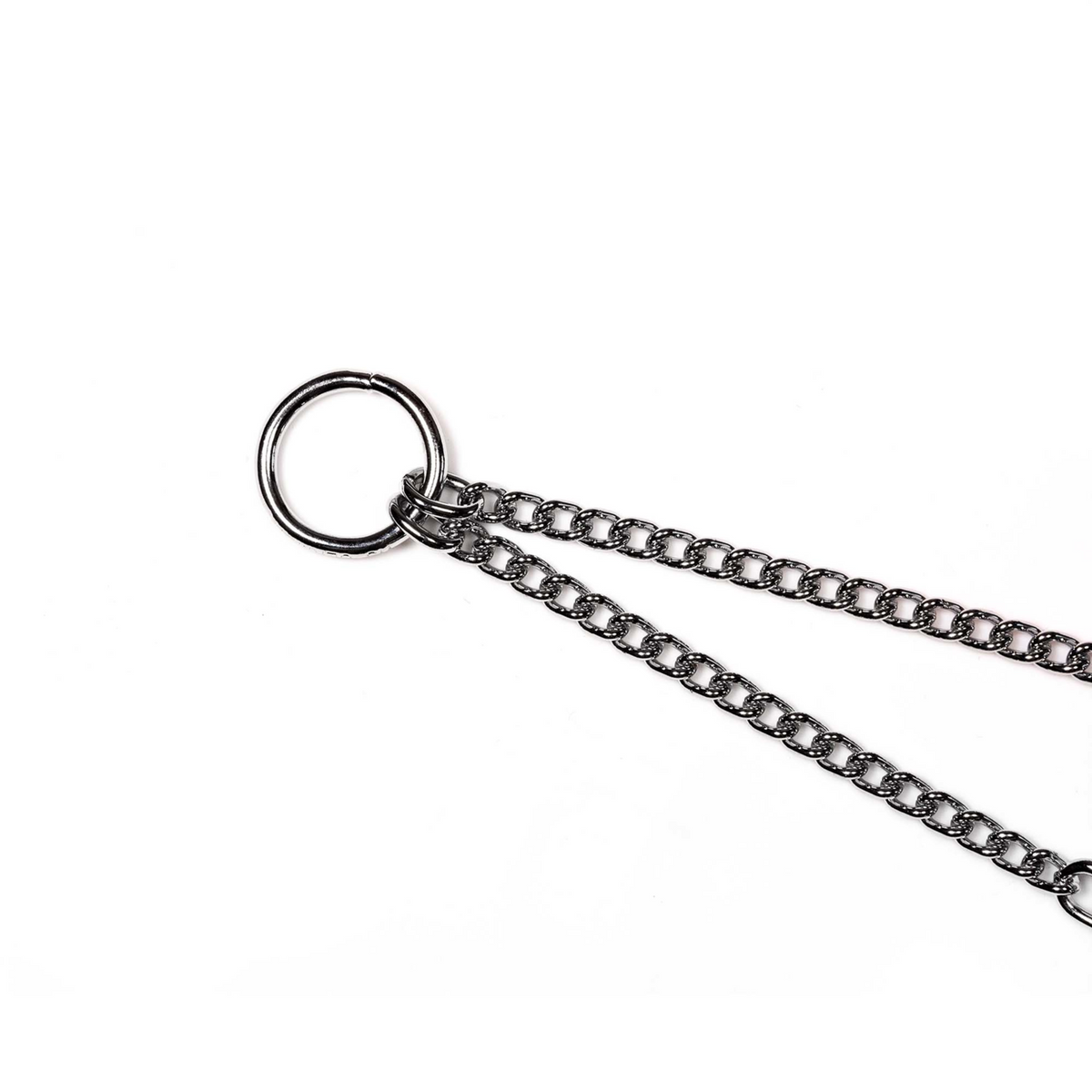Lanț de cuplare cu cârlig tip snap – oțel placat cu crom, 4,0 mm, 61 cm