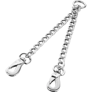 Lanț de cuplare cu cârlig tip snap – oțel placat cu crom, 4,0 mm, 61 cm