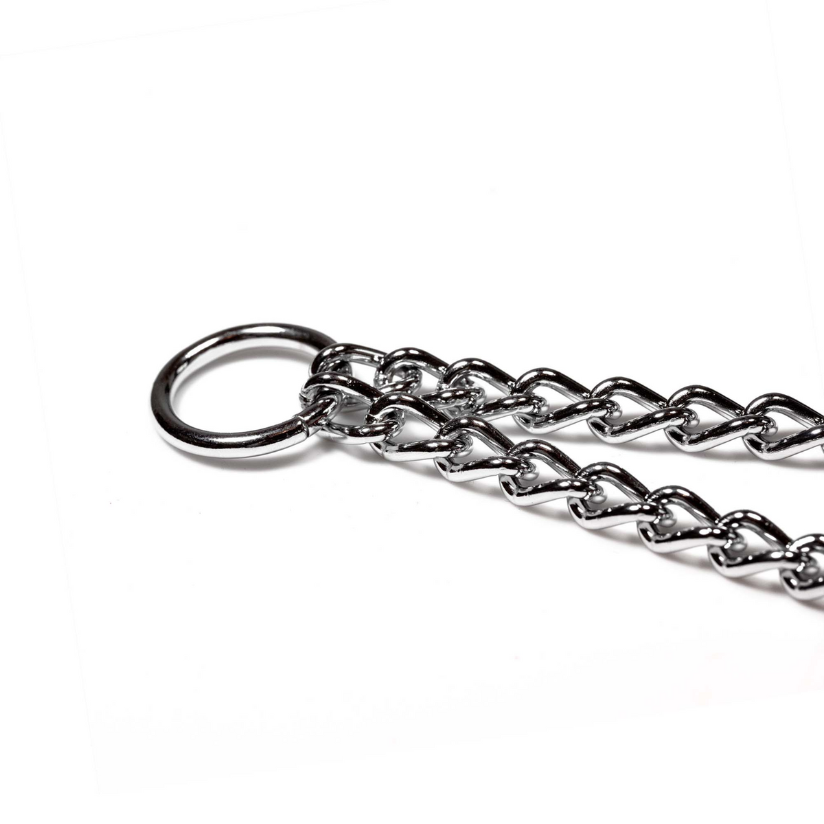 Lanț de cuplare cu cârlig tip snap – oțel placat cu crom, 4,0 mm, 61 cm