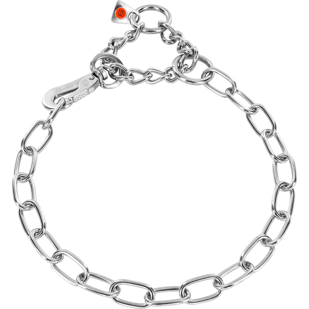 Zgardă pentru câini reglabilă cu carabină Sprenger, oțel inoxidabil, 3,0 mm