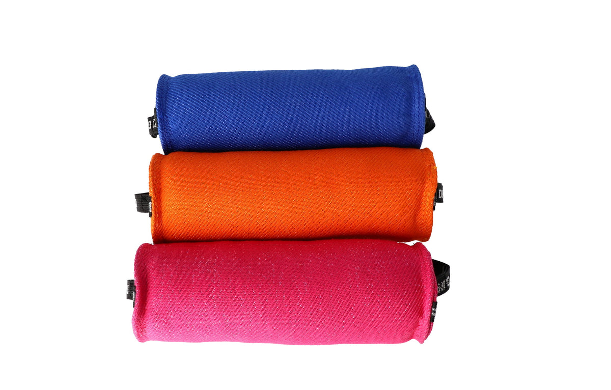 Dingo Gear – Jucărie de antrenament: rolă cu mânere din bandă textilă, 10 × 29 cm
