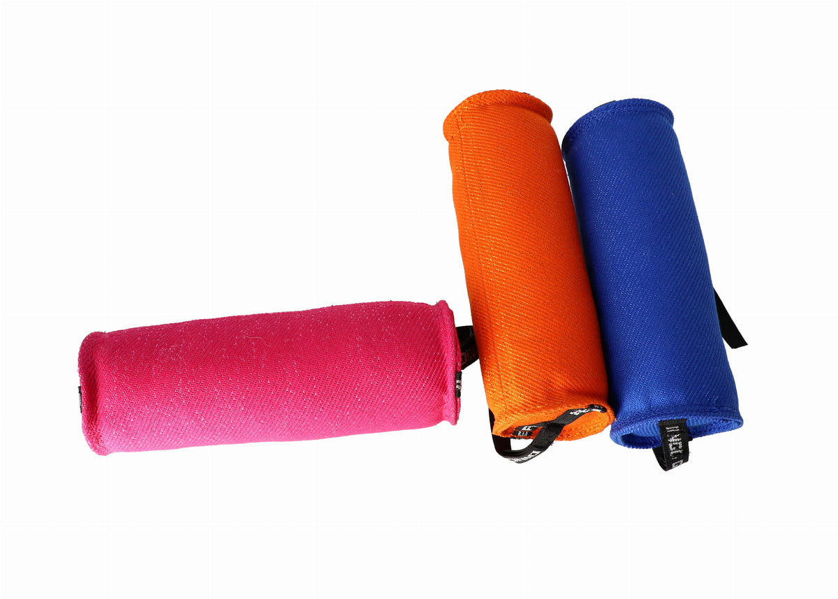 Dingo Gear – Jucărie de antrenament: rolă cu mânere din bandă textilă, 10 × 29 cm
