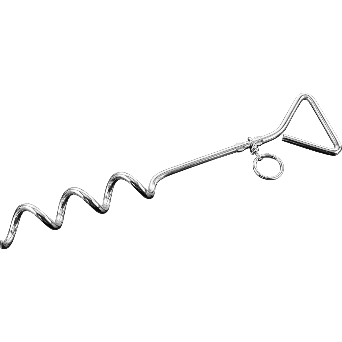 Țăruș spirală Sprenger din oțel cromat, 44 cm / 17"