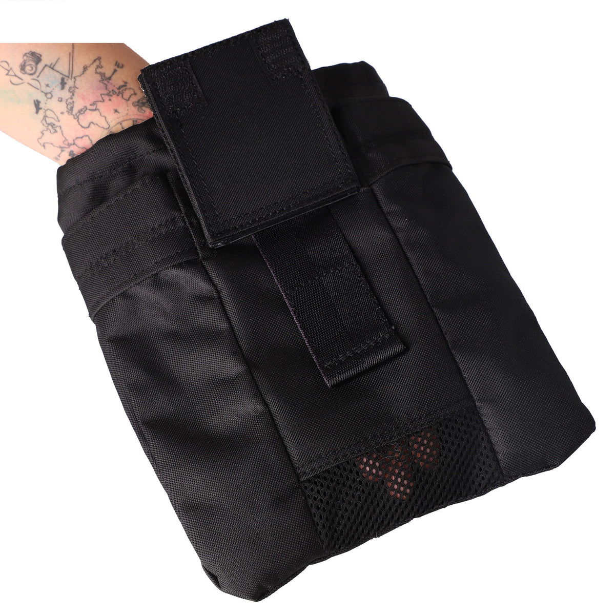 Dingo Gear – Săculeț Drop Bag din CORDURA® – negru - 24 × 24 cm