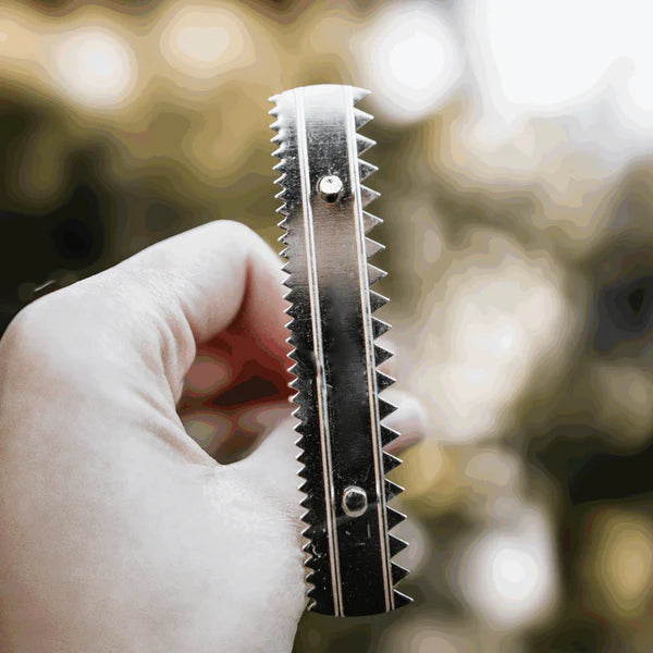 Greblă pentru câini – oțel nichelat