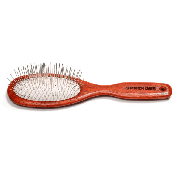 Perie pentru câini, cu peri lungi – fixați prin îndoire, dinți metalici de 27 mm