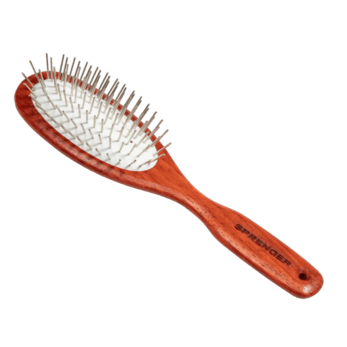 Perie pentru câini, cu peri groși – fixați prin îndoire, dinți metalici de 20 mm