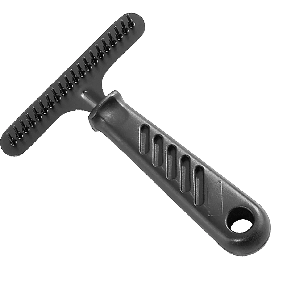 Greblă pentru câini – oțel acoperit, 1 rând