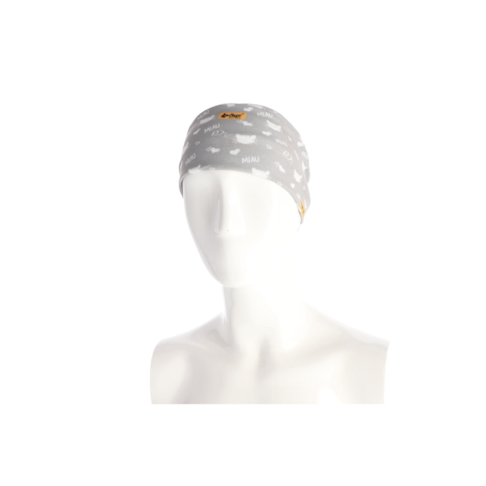 Bandana multifuncțională cu model pisică gri