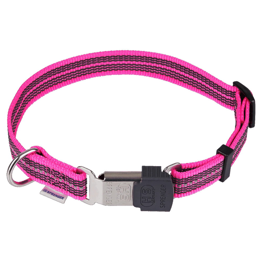 Zgardă reglabilă pentru câini – reflectorizantă