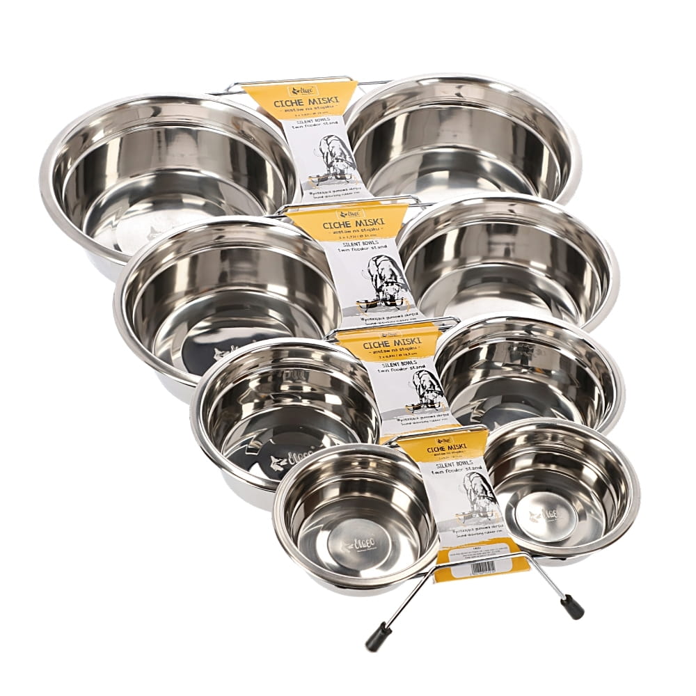 Set: 2 boluri într-un suport