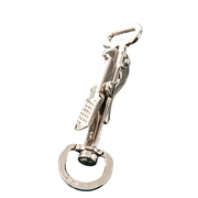 Carabină Sprenger cu eliberare rapidă pentru vânătoare, cu pivot, din oțel nichelat 102mm