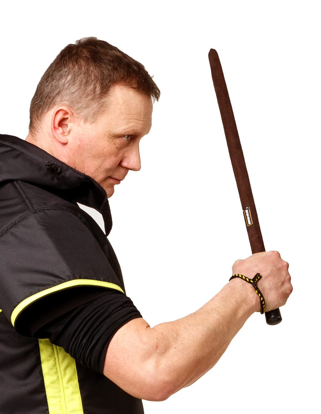 Dingo Gear – Baston standard din piele întoarsă pentru figuranți – 60 cm de control flexibil